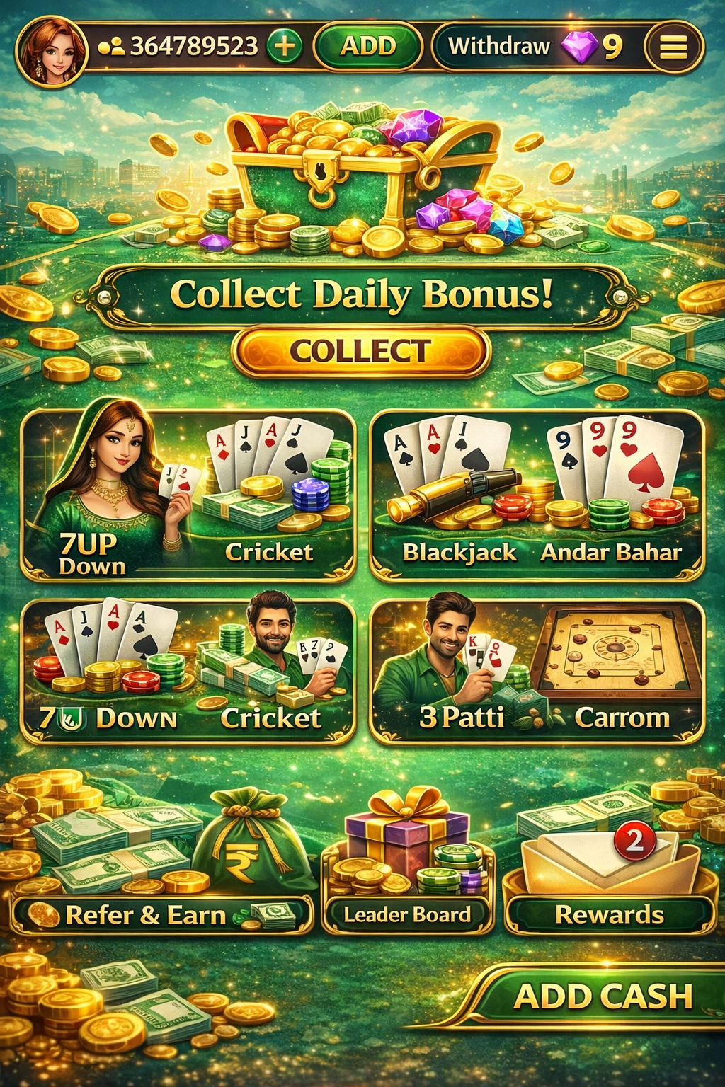 Spin Million game